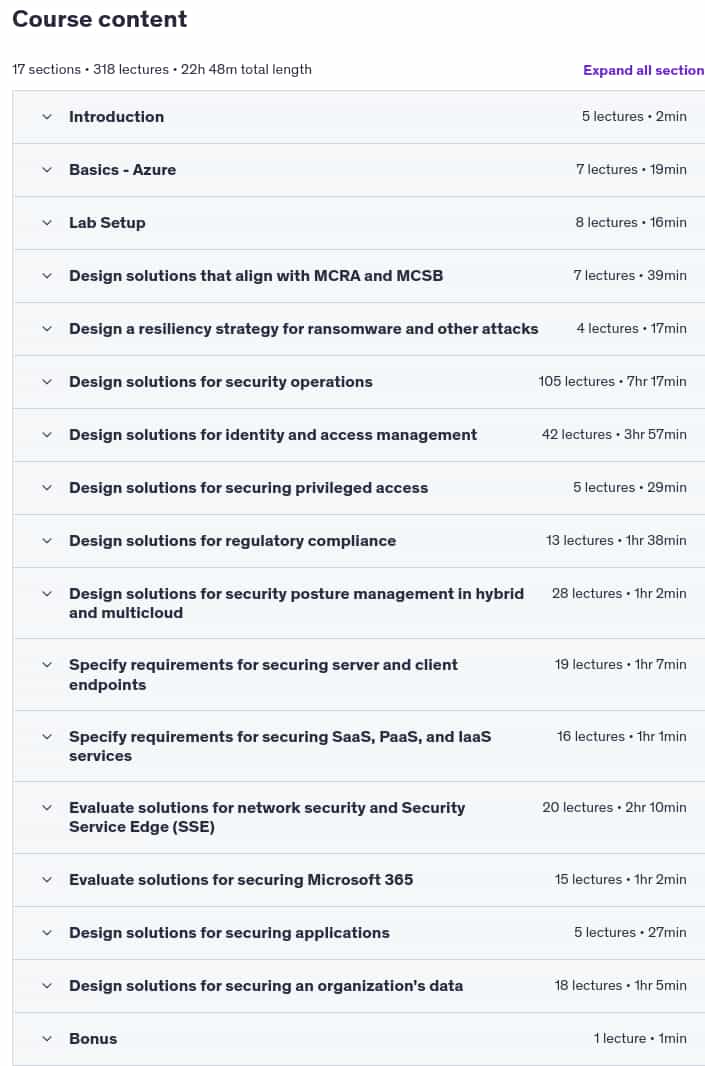 Kursthemen · SC-100Microsoft Cybersecurity Architect Experte 2025-6