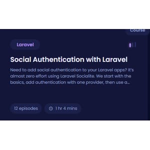 CodeCourse – Social Authentication with Laravel 2024-1