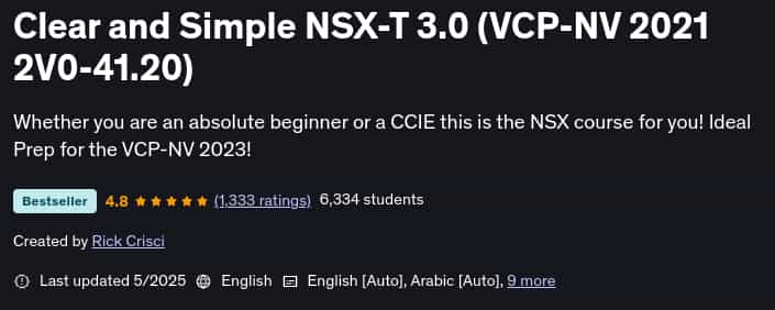 Pictures · Clear and Simple NSX-T 3.0 (VCP-NV 2021 2V0-41.20) 2025-5