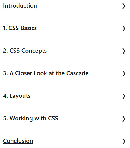 Course topics · CSS Fundamentals: Unlock the Power of Web Styling 2025-4