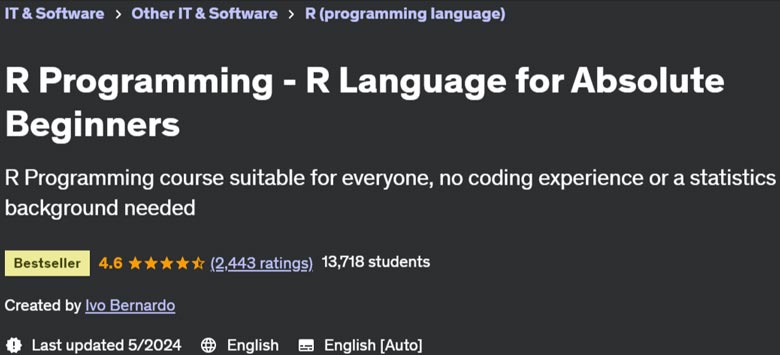 Pictures · Udemy — R Programming – R Language for Absolute Beginners 2023-4