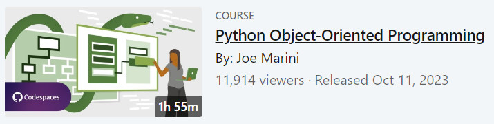 Pictures · LinkedIn — Python Object-Oriented Programming 2023-10