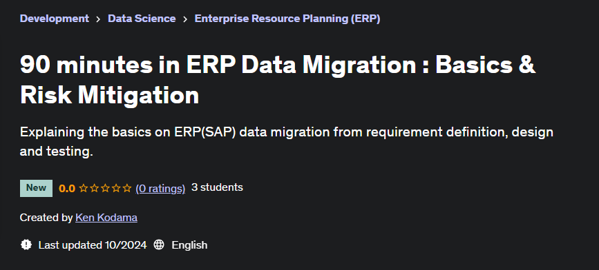 Pictures · Udemy — 90 minutes in ERP Data Migration : Basics & Risk Mitigation 2024-10