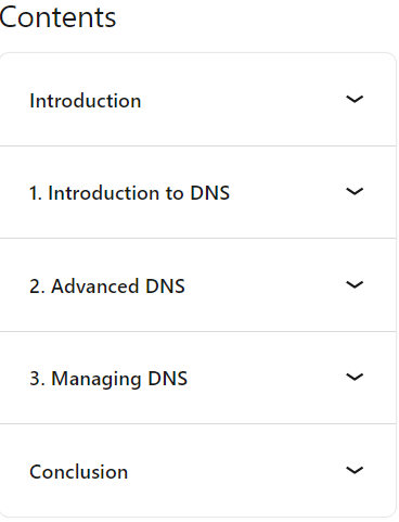 Course topics · LinkedIn — Learning DNS 2023-6