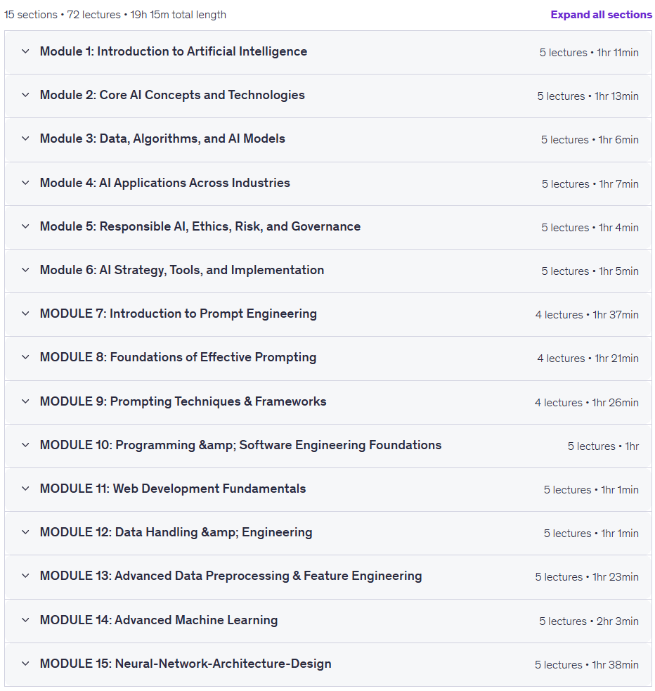 Course topics · AI Mastery Bootcamp 2026 2026-7