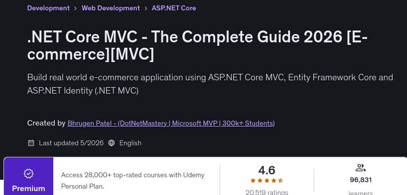Изображения · .NET Core MVC — полный водитель 2026 Электронная торговля [MVC] 2026-5