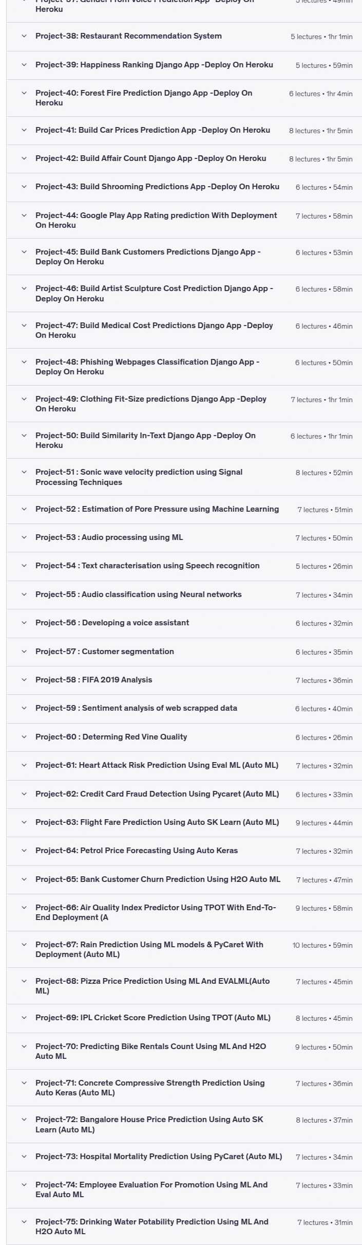 Pictures · Udemy — Build 75 Powerful Data Science & Machine Learning Projects 2025-9