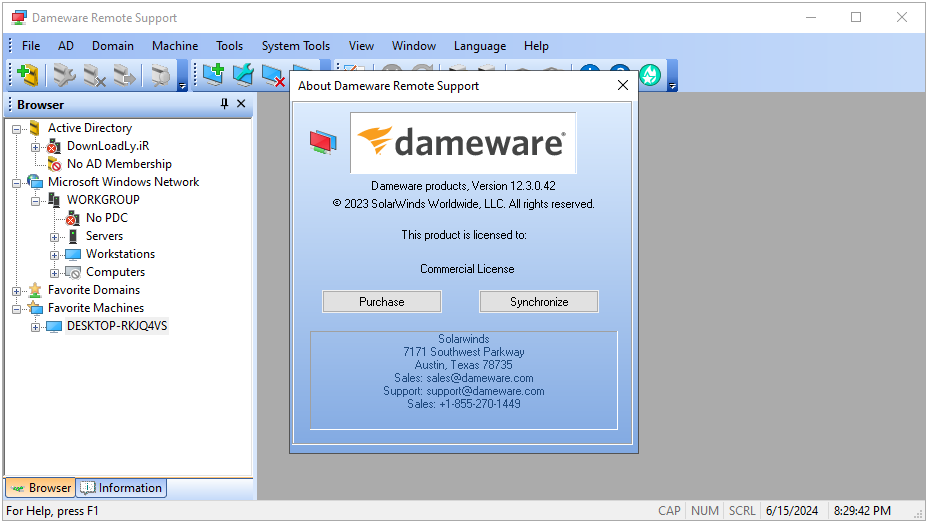 Pictures · DameWare Remote Support 2026.3.0.7 / Mini + Server