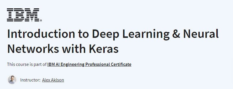 Pictures · Coursera — Introduction to Deep Learning & Neural Networks with Keras 2023-8
