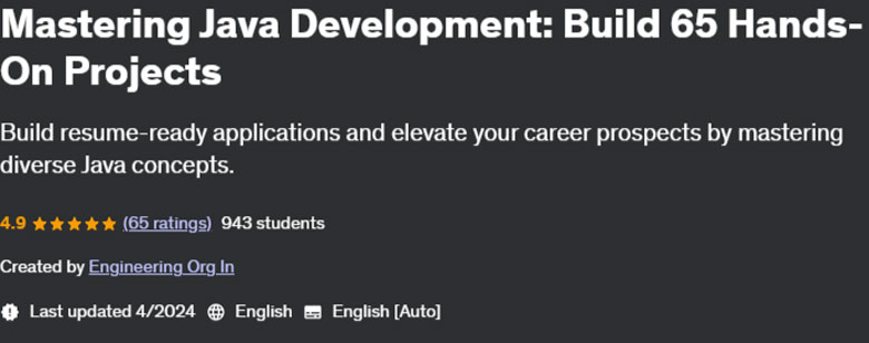 Pictures · Udemy — Mastering Java Development: Build 65 Hands-On Projects 2024-4