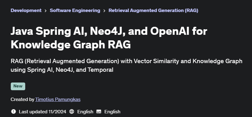 Pictures · Udemy — Java Spring AI, Neo4J, and OpenAI for Knowledge Graph RAG 2024-11