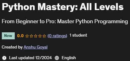 Pictures · Udemy — Python Mastery: All Levels 2024-11