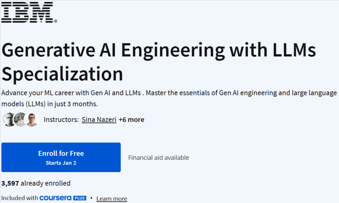 Pictures · Generative AI Engineering with LLMs Specialization 2024-9