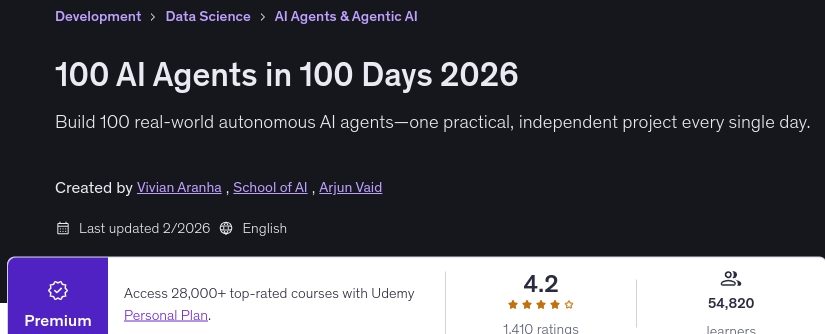 Imágenes · 100 AI Agentes en 100 días 2026 2026-2