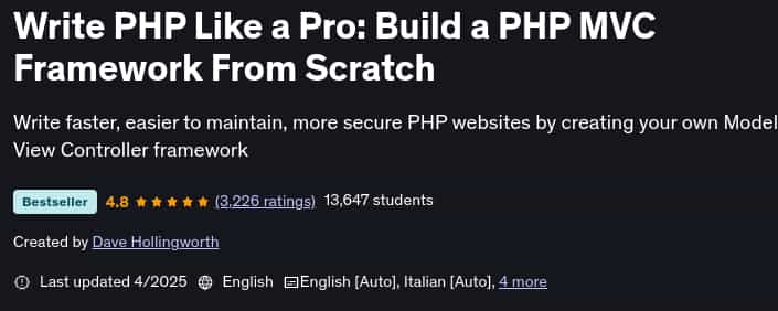 Pictures · Write PHP Like a Pro: Build a PHP MVC Framework From Scratch 2025-4