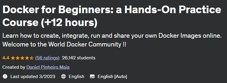 Pictures · Udemy — Docker for Beginners: a Hands-On Practice Course (+12 hours) 2023-2