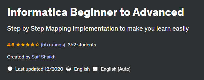 Pictures · Udemy — Informatica Beginner to Advanced 2020-12