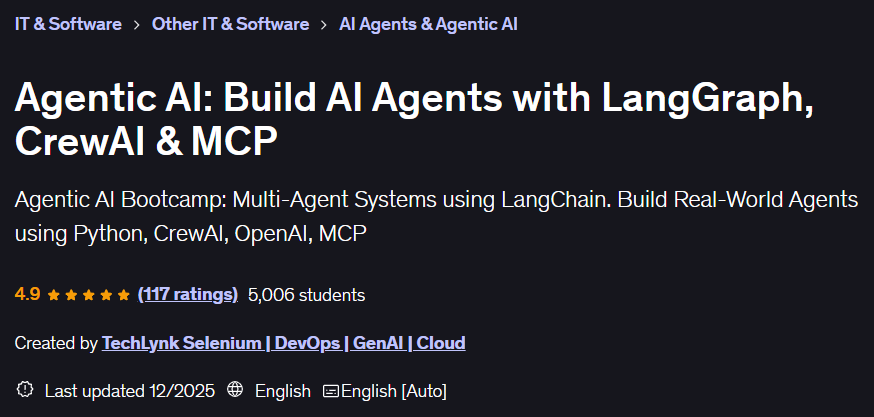 Изображения · Агентный ИИ• Строительство AI Агенты с LangGraph, CrewAI & MCP 2025-9