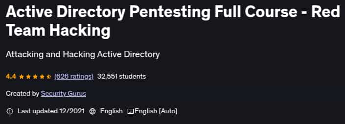 Pictures · Active Directory Pentesting Full Course – Red Team Hacking 2021-12