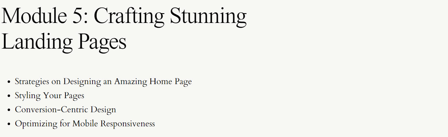 Course topics · Brand and Bloom Designs — Winning at WordPress 2024-9