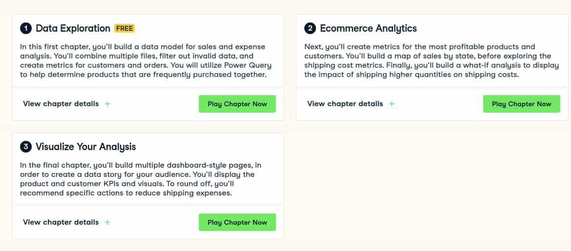 Course topics · Case Study: Ecommerce Analysis in Power BI 2024-12