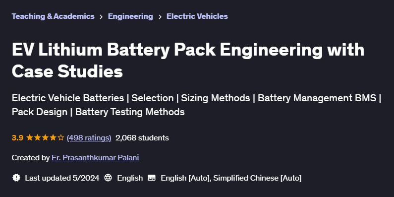 Pictures · EV Lithium Battery Pack Engineering with Case Studies 2024-5