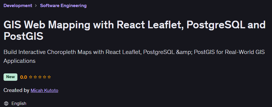 चित्र · Web Maping के साथ React लिफ्ट , PostgreSQL और PostGIS 2026-2