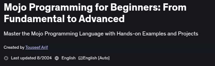 Pictures · Udemy — Mojo Programming for Beginners: From Fundamental to Advanced 2024-8
