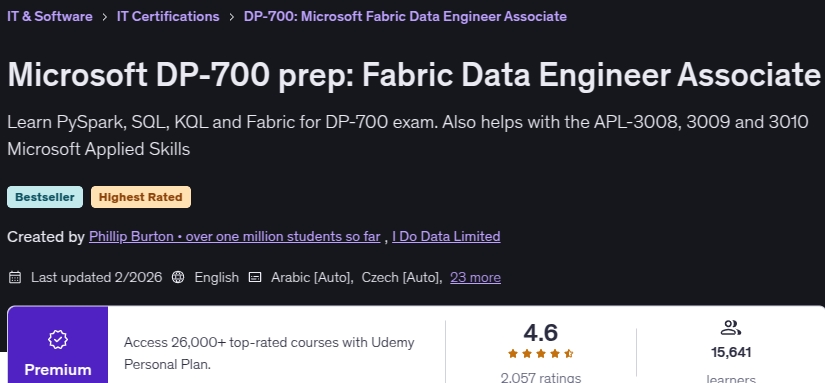 图片 · 微软 DP-700 编辑: Fabric Data Engineer Associate 2026-2