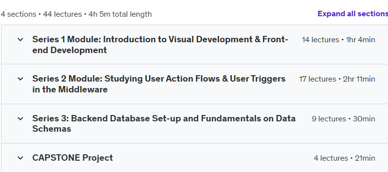 Course topics · Udemy — CRASH COURSE 101: Intro to FlutterFlow & Low-Code 2024-10