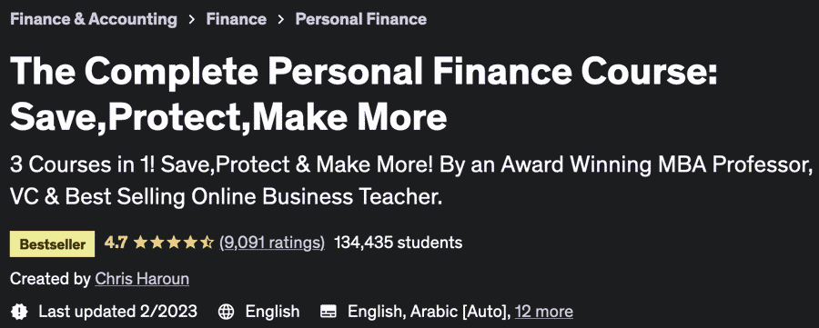 Pictures · Udemy — The Complete Personal Finance Course: Save,Protect,Make More 2023-2