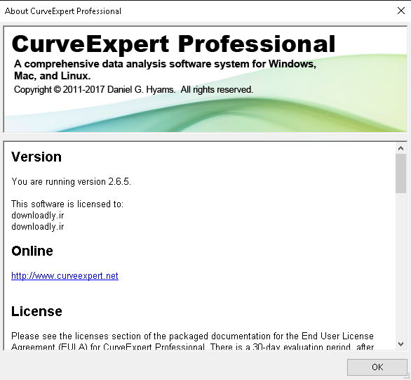 Pictures · CurveExpert Professional 2.6.5 x64