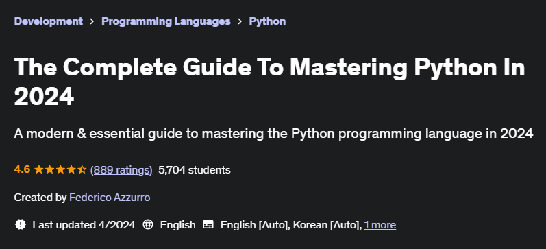 Pictures · The Complete Guide To Mastering Python In 2024 2024-4