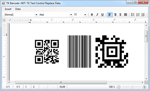 Pictures · TX Barcode .NET for Windows Forms 4.0