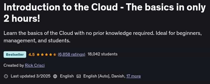 Pictures · Udemy — Introduction to the Cloud – The basics in only 2 hours! 2025-3