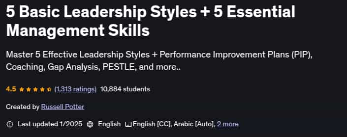 Pictures · Udemy — 5 Basic Leadership Styles + 5 Essential Management Skills 2025-1
