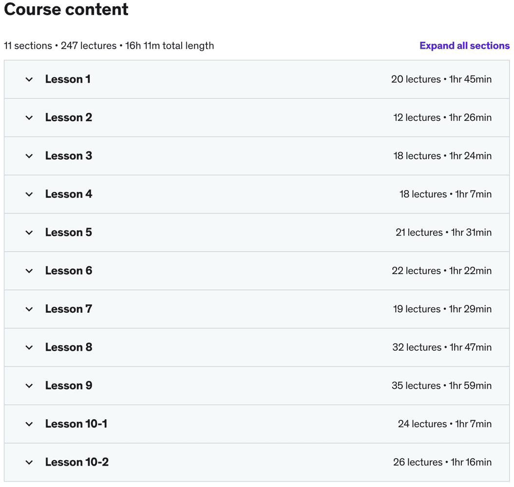 Course topics · Udemy — Japanese language course: MISJ NOVICE PROGRAM LEVEL 1 2020-10