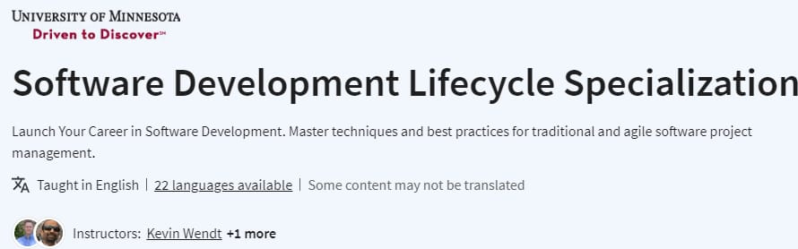 Pictures · Software Development Lifecycle Specialization 2024-8