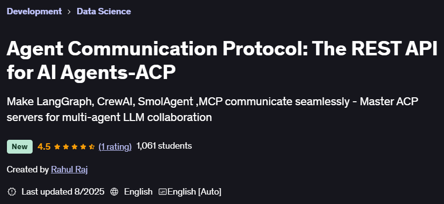 Pictures · Agent Communication Protocol: The REST API for AI Agents-ACP 2025-8