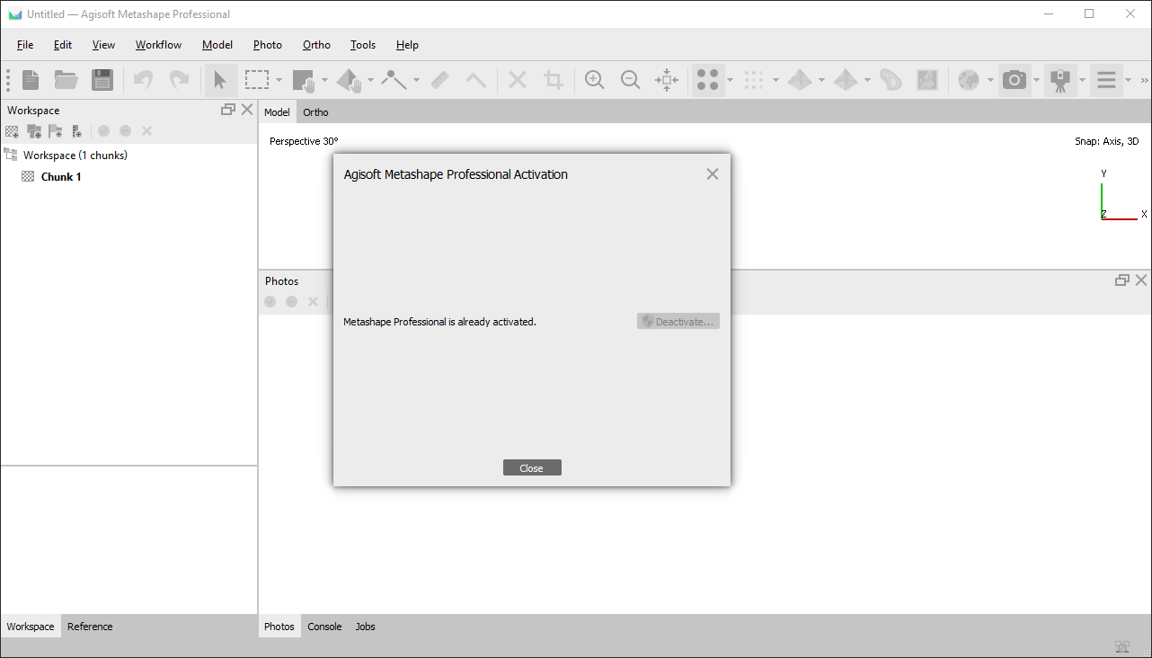 Imágenes · Agisoft Metashape Profesional 2.4.0.23155 Ganar /macOS/Linux