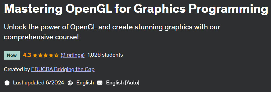 Pictures · Mastering OpenGL for Graphics Programming 2024-6