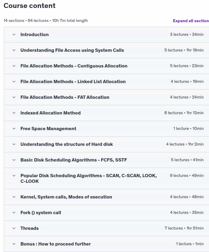 Pictures · Udemy — Operating Systems from scratch – Part 1/2/3/4 2023-2