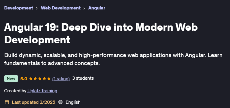 Pictures · Angular 19: Deep Dive into Modern Web Development 2025-3