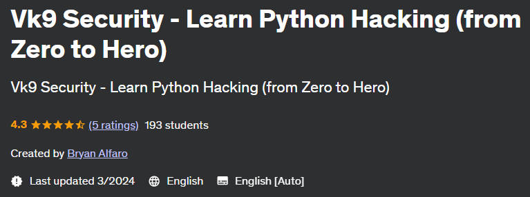Pictures · Vk9 Security – Learn Python Hacking (from Zero to Hero) 2024-3