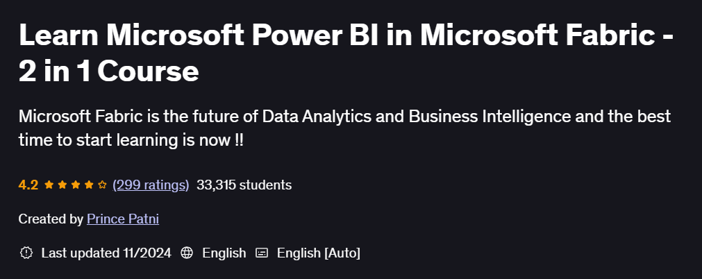 Pictures · Udemy — Learn Microsoft Power BI in Microsoft Fabric – 2 in 1 Course 2024-11