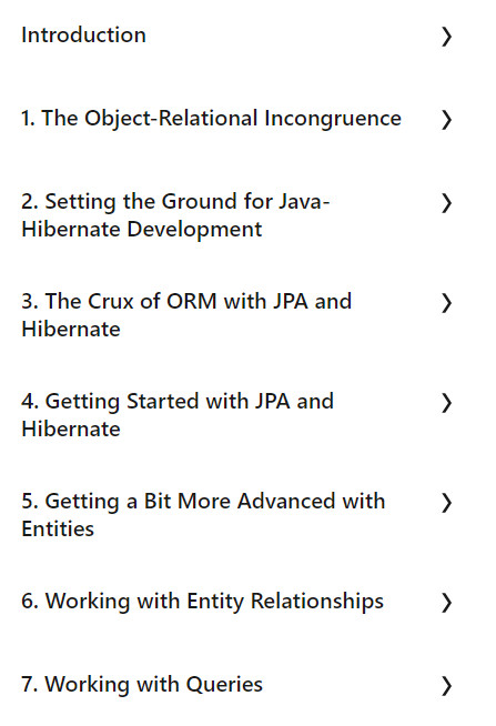 Course topics · LinkedIn — Java Persistence with JPA and Hibernate 2024-9