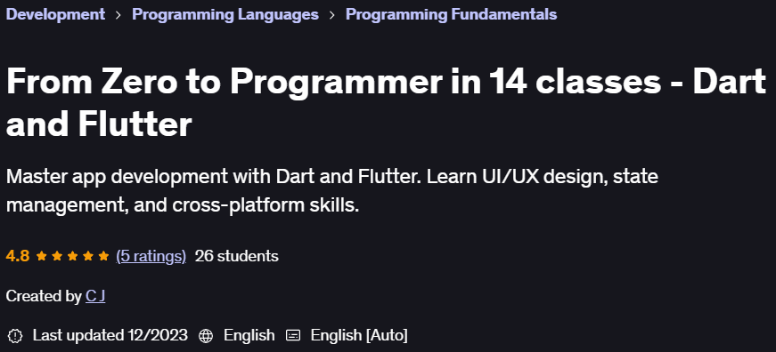 Pictures · Udemy — From Zero to Programmer in 14 classes – Dart and Flutter 2023-12