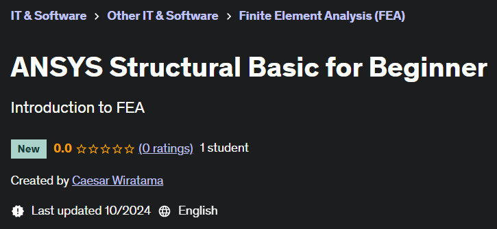 Pictures · Udemy — ANSYS Structural Basic for Beginner 2024-10