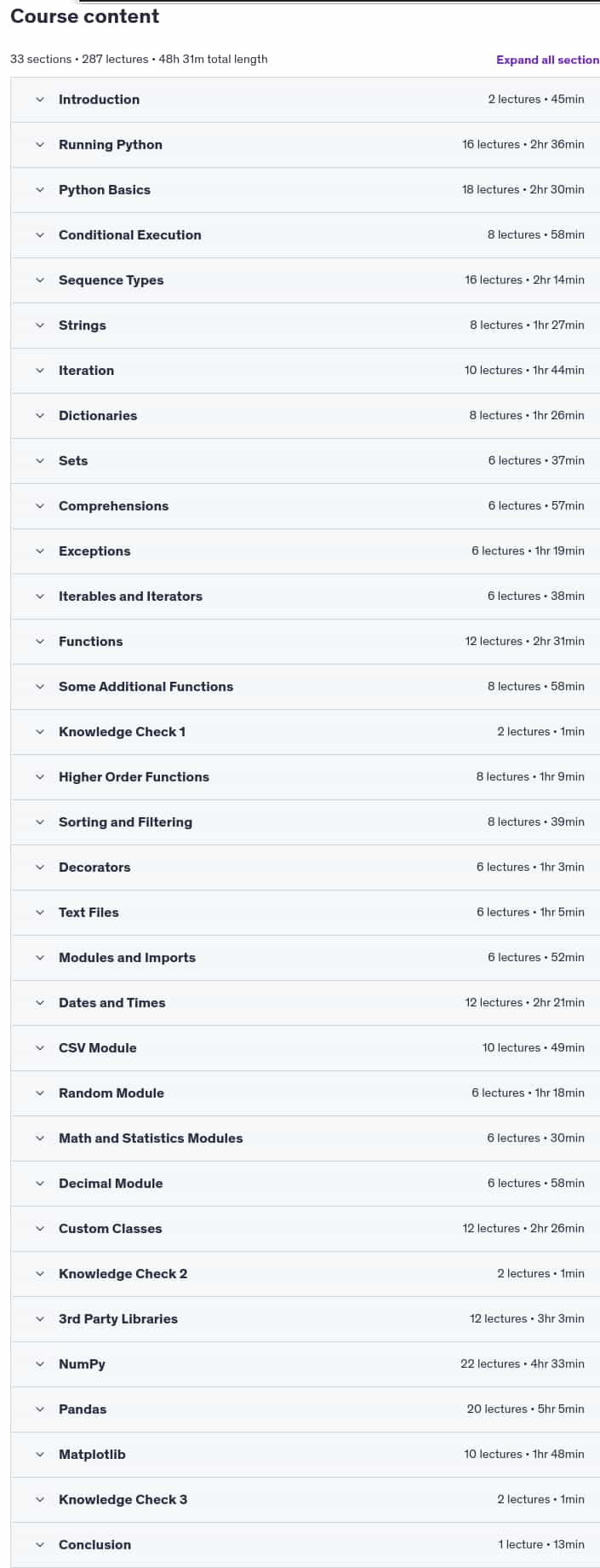 Course topics · Python 3: Fundamentals 2025-4