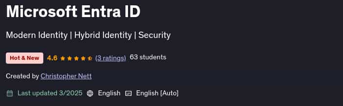 Pictures · Udemy — Microsoft Entra ID 2025-1